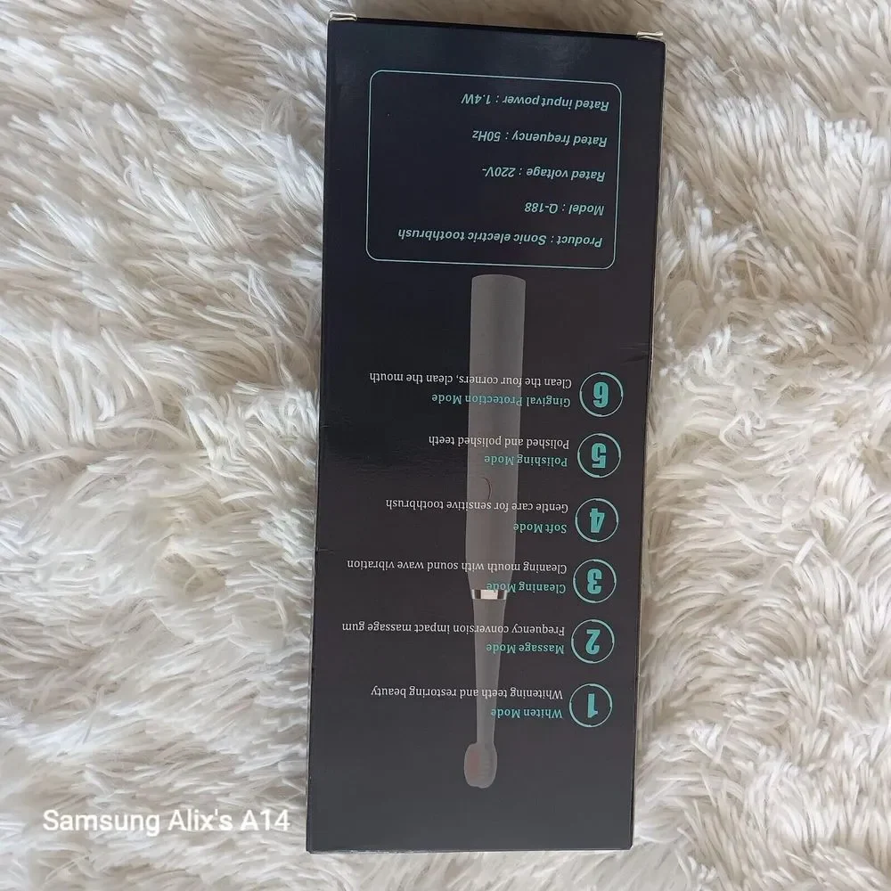 Electric Toothbrush,‎ with 6 brushingmodes, Smart Timer and IPX7 Waterproof.